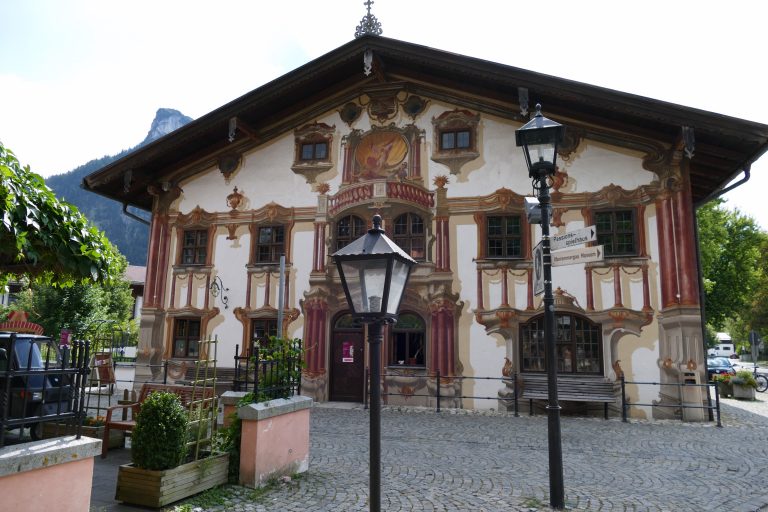 Pilatushaus Oberammergau Bayern Deutschland